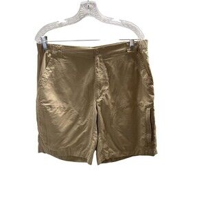 Woolrich Shorts Men's Size 34 Tan Cotton Blend Bermudas